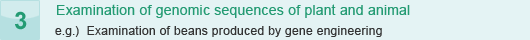 3 Examination of genomic sequences of plant and animal